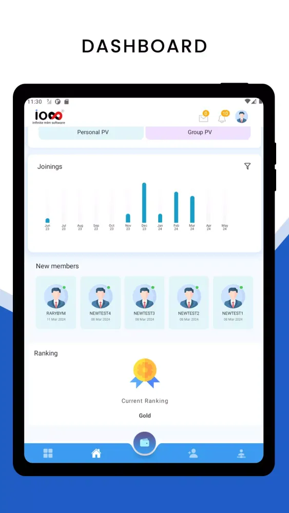 Captures d'écran de Infinite MLM App