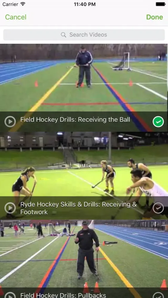 InfiniteFieldHockey Practice Planner سکرین شاٹس