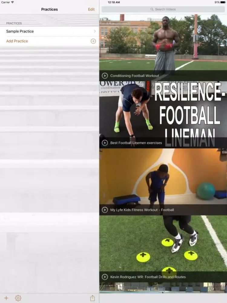 InfiniteFootball Practice Planner iPad  স্ক্রিনশট