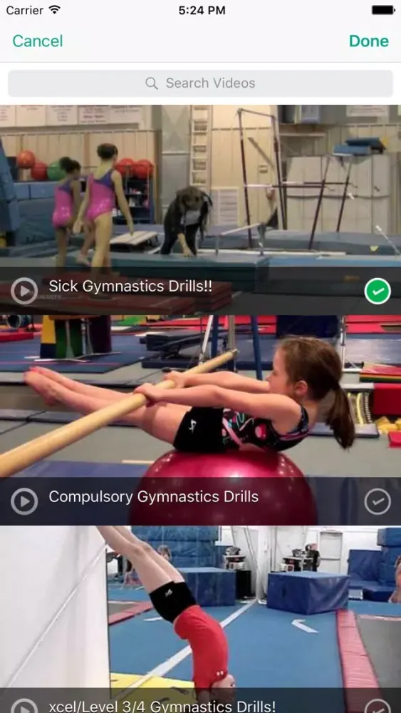 InfiniteGymnastics Practice Planner应用截图