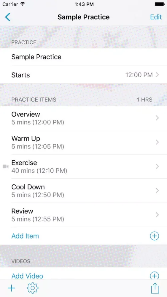 InfiniteHockey Practice Planner Screenshots
