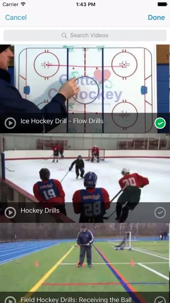 InfiniteHockey Practice Planner Screenshots
