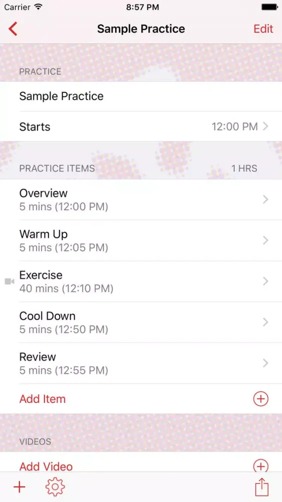 InfiniteWrestling Practice Planner Screenshots