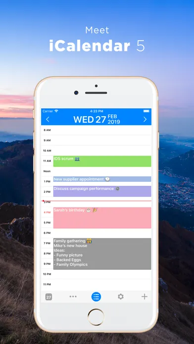 iCalendar Screenshots