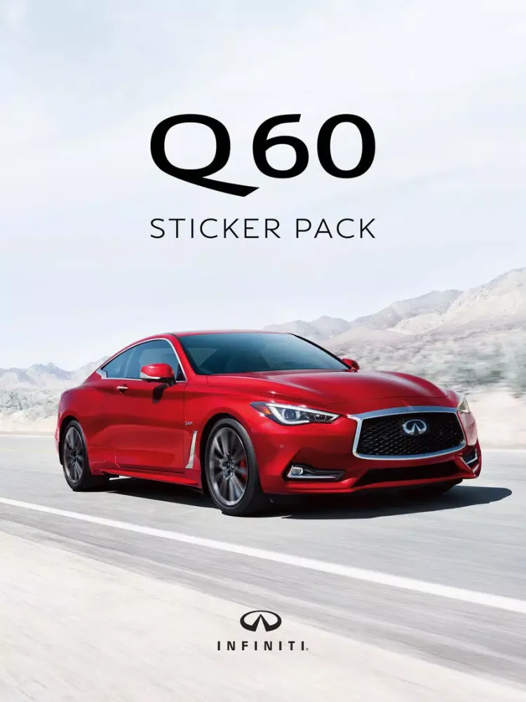 INFINITI Q60 Sticker Pack iPad  Screenshots