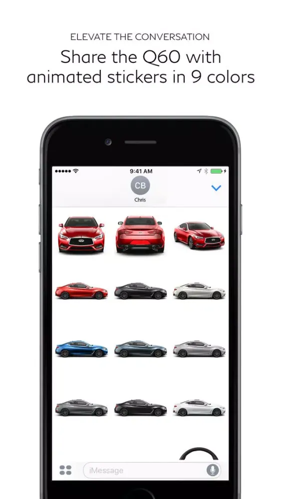 INFINITI Q60 Sticker Pack Screenshots