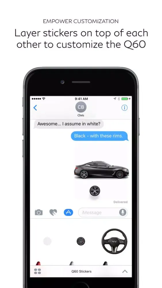 INFINITI Q60 Sticker Pack Screenshots