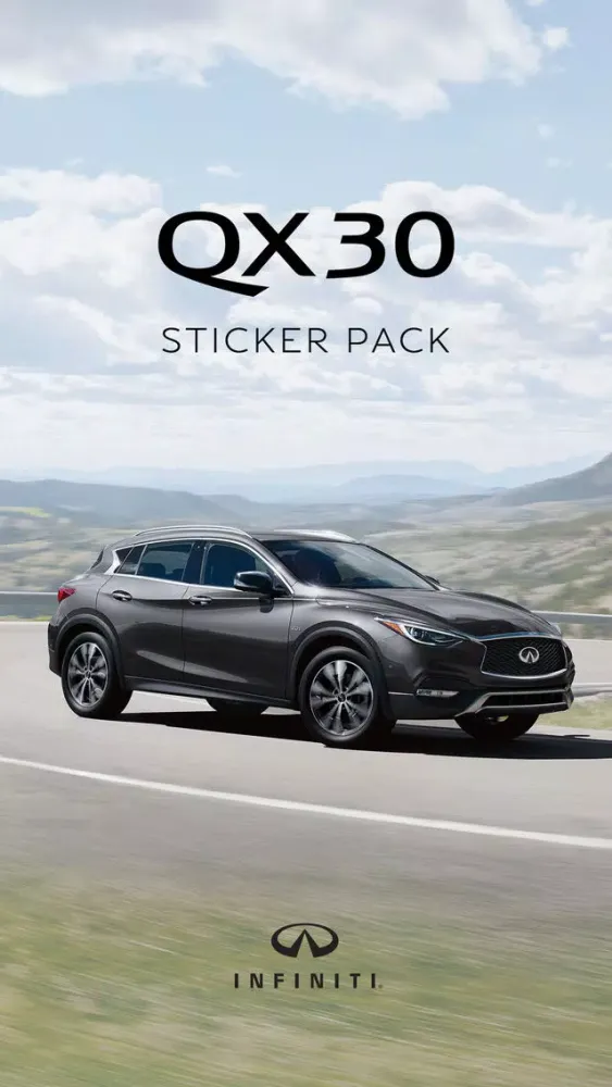 Скриншоты INFINITI QX30 Sticker Pack
