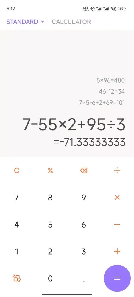 Infinity Calculator 스크린샷