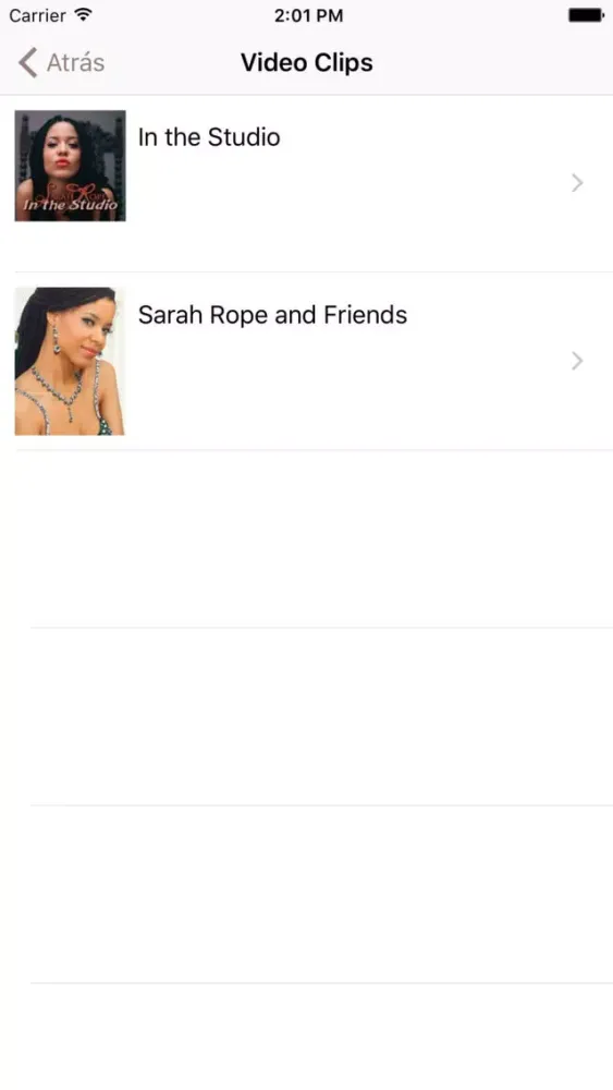 Tangkapan layar Sarah Rope