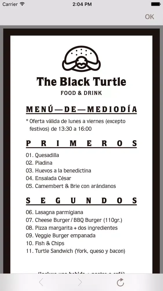 Ảnh chụp màn hình của The Black Turtle - Alameda