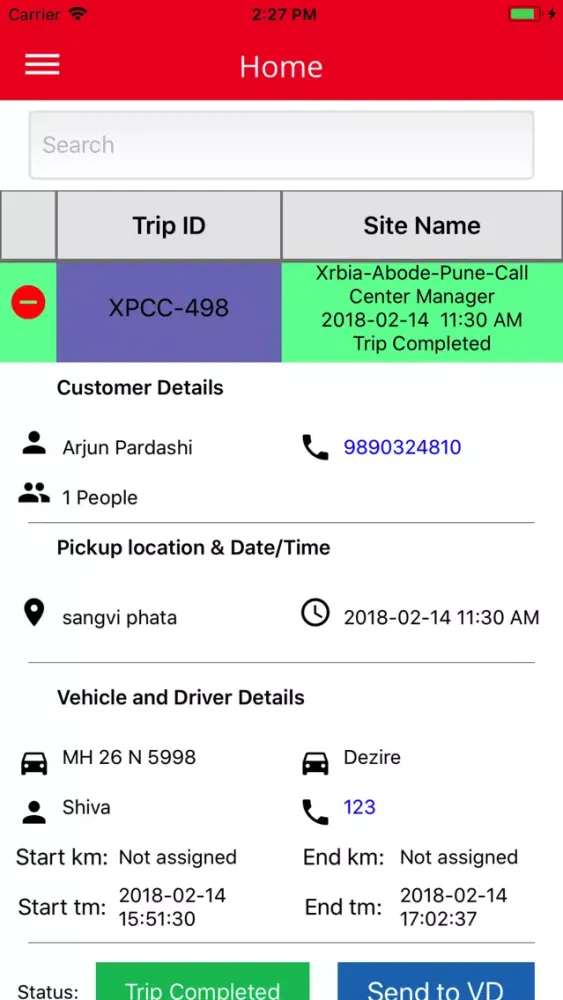 Capturas de pantalla de Vehicle Management System