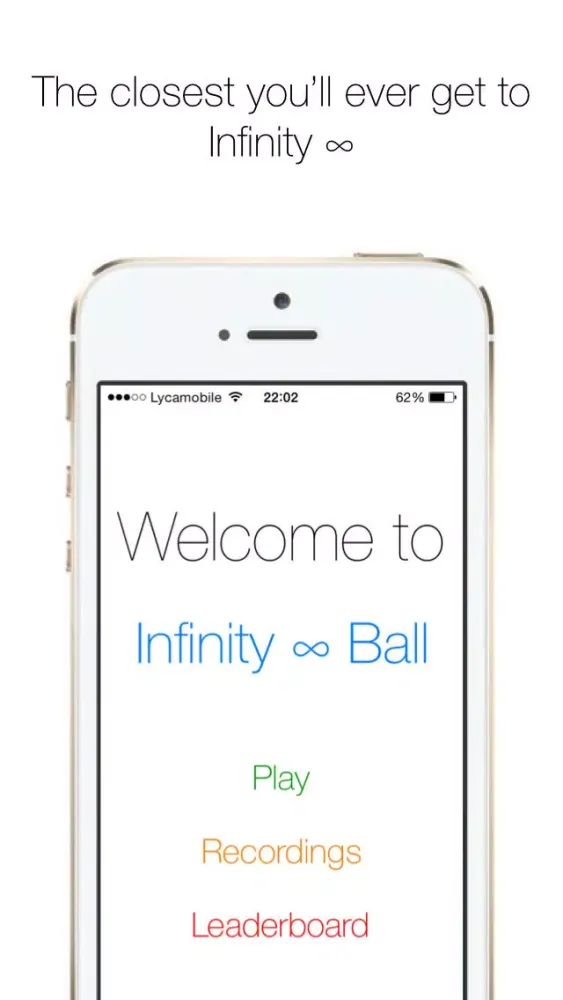 Capturas de tela do Infinity Ball: A highly addictive game