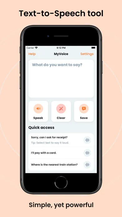 Скриншоты MyVoice - Speech Assistant