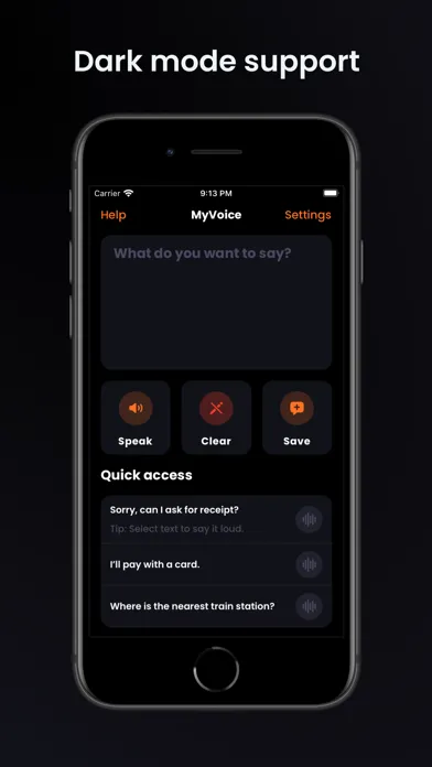 Скриншоты MyVoice - Speech Assistant
