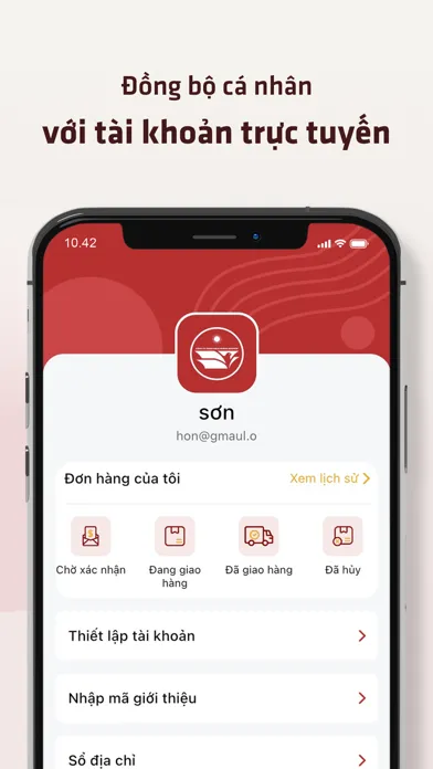 Tangkapan skrin Nhà Sách Dung Anh