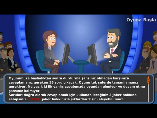 Capturas de pantalla de Bil Kazan - Quiz Show iPad 