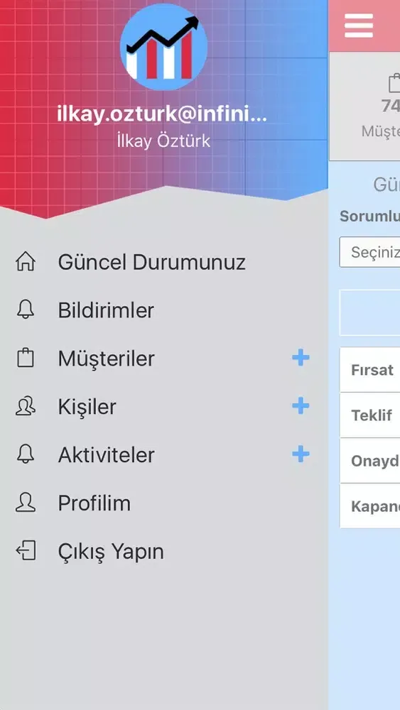 Satış Takibi 스크린샷