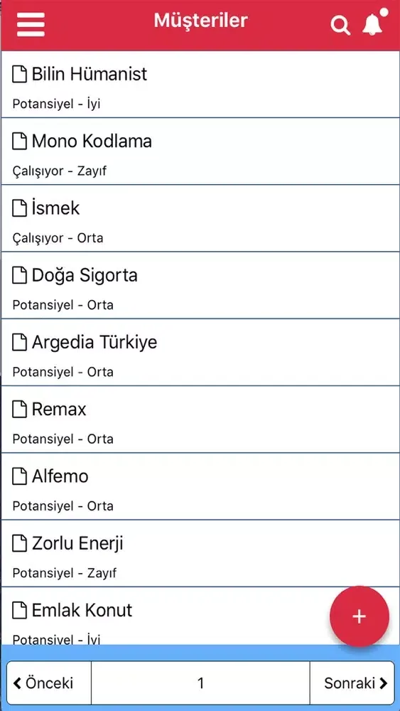 Satış Takibi 스크린샷