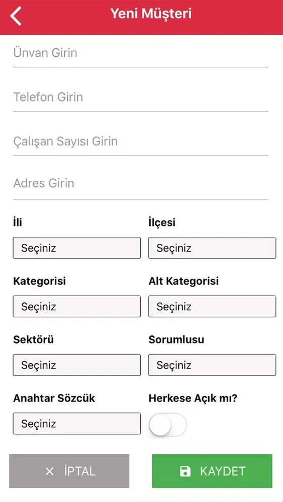 Satış Takibi 스크린샷