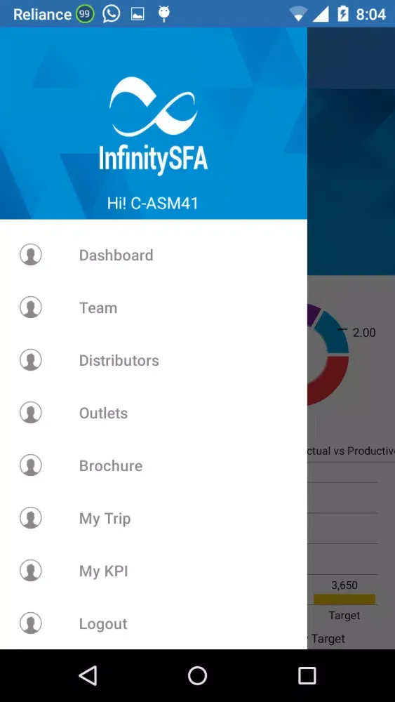 Captures d'écran de InfinitySFA