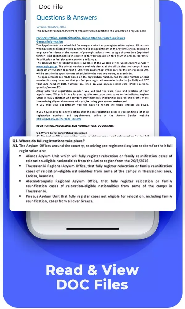 ภาพหน้าจอของ Any Document Reader -DocReader