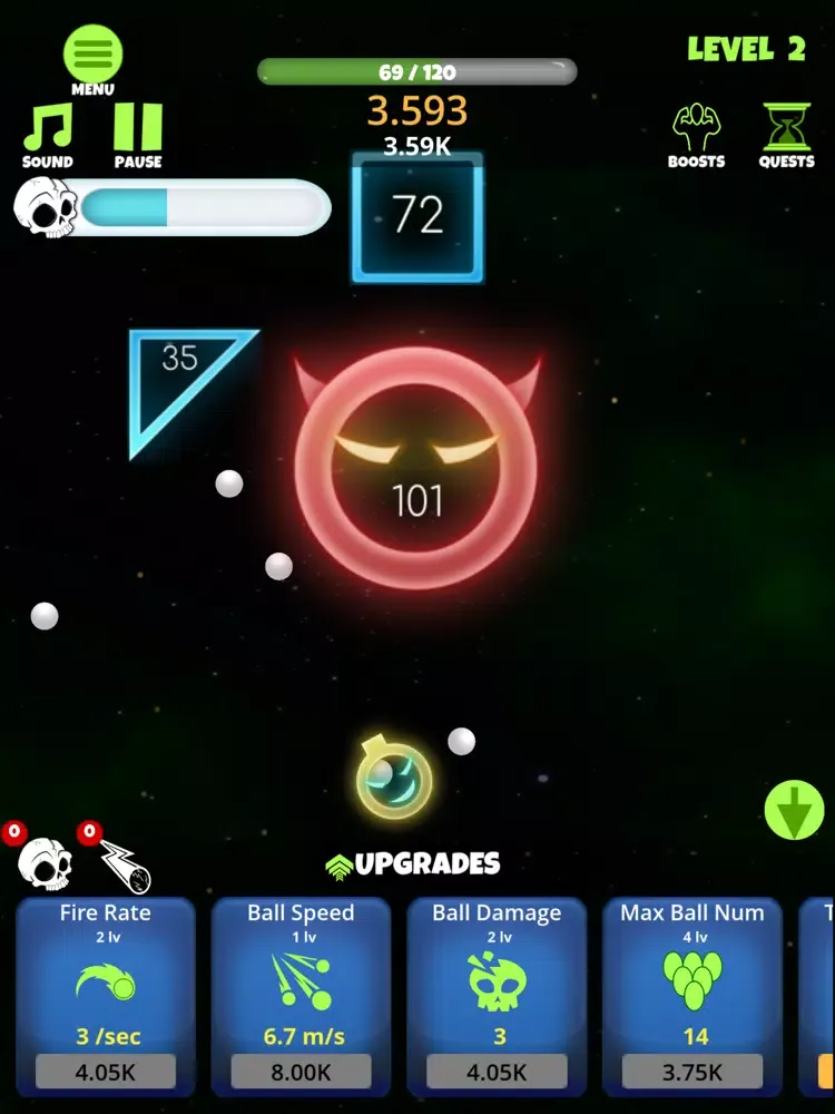 صور Infinity Ball Brick Breaker iPad 