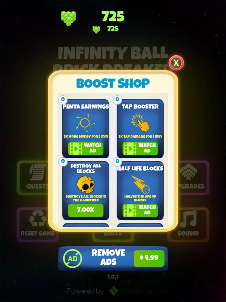صور Infinity Ball Brick Breaker iPad 