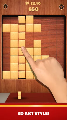 Screenshot di Wood Blocks 3D