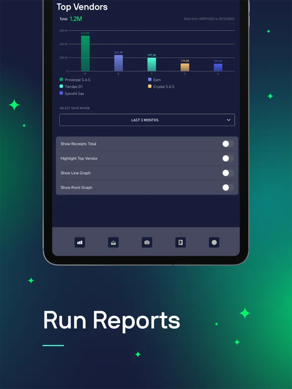 Veryfi Receipts OCR & Expenses iPad  스크린샷