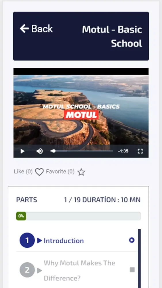 Motul Academy Screenshots