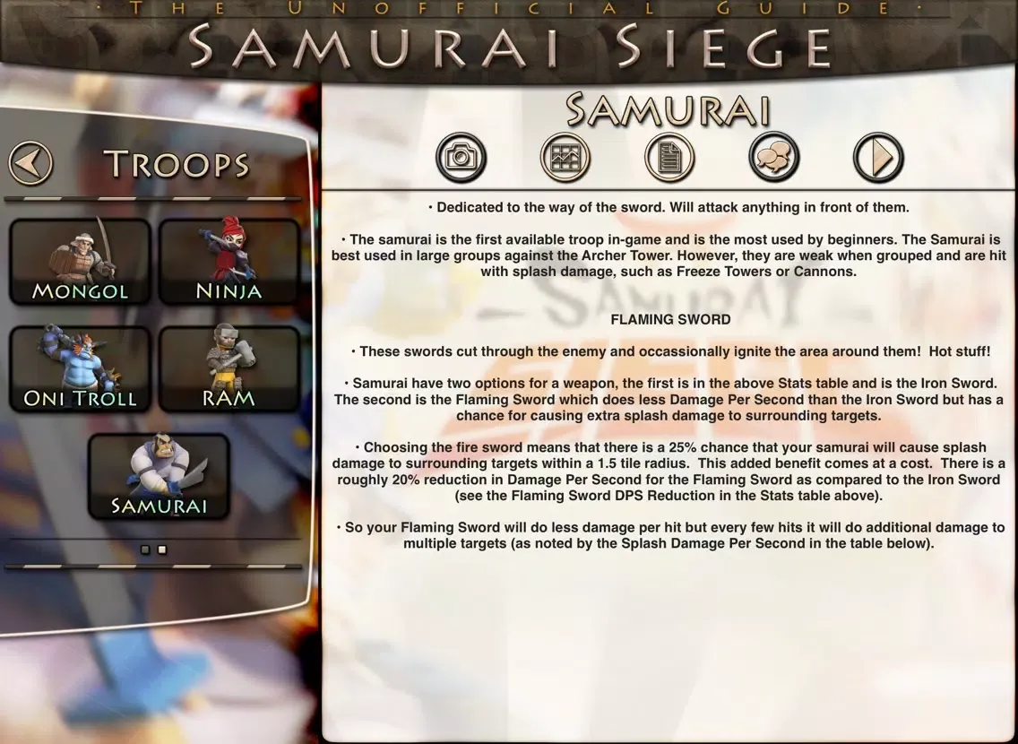 Guide for Samurai Siege - Tips, Tacticts and Strategies - The Unofficial Guide iPad  Screenshots
