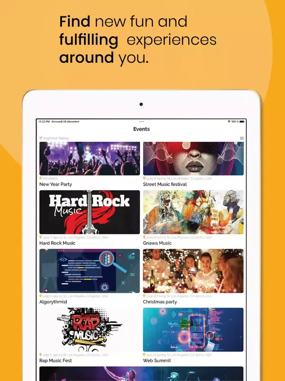 Infinity Posh Club iPad  Ekran Görüntüleri