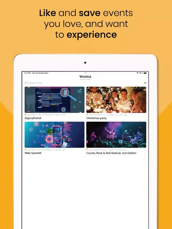 Infinity Posh Club iPad  Ekran Görüntüleri