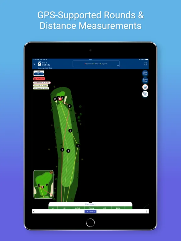 VWU Men's Golf iPad  Ekran Görüntüleri