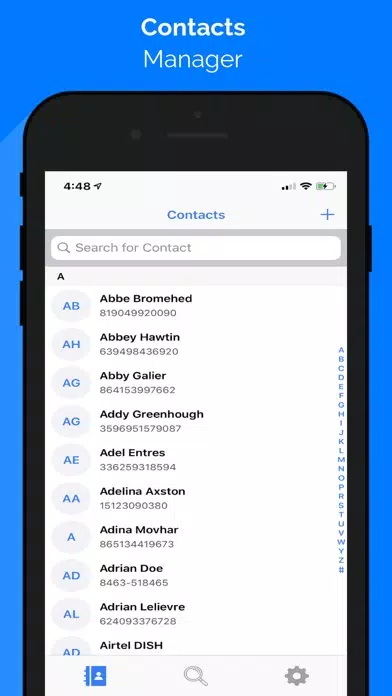 Contacts Manager应用截图