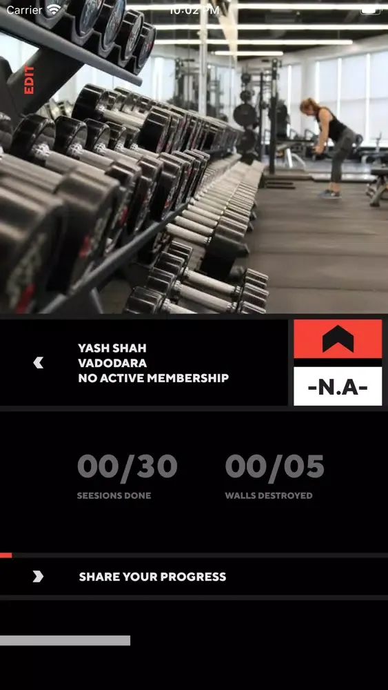 Screenshot di InFit