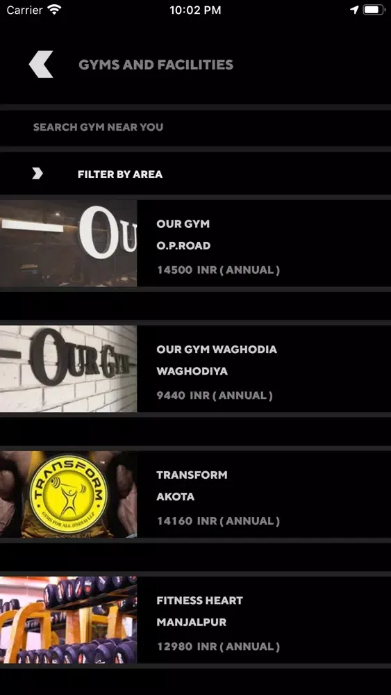 Screenshot di InFit