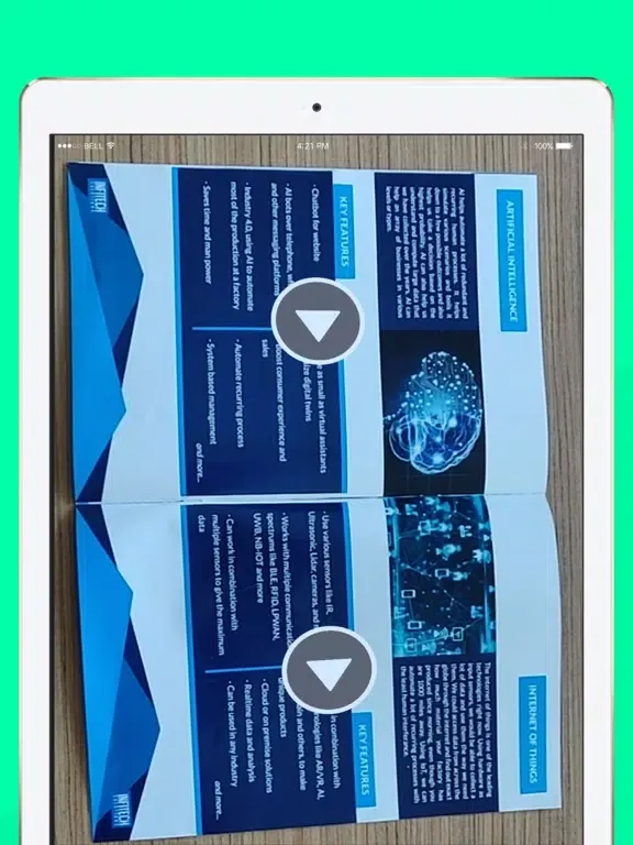 Infitech Brochure iPad 應用截圖