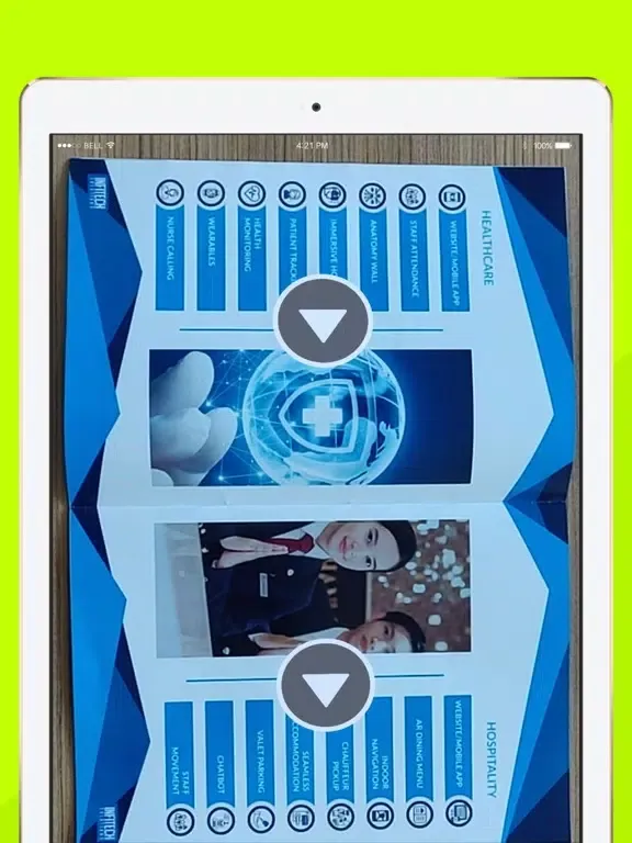 Infitech Brochure iPad 應用截圖