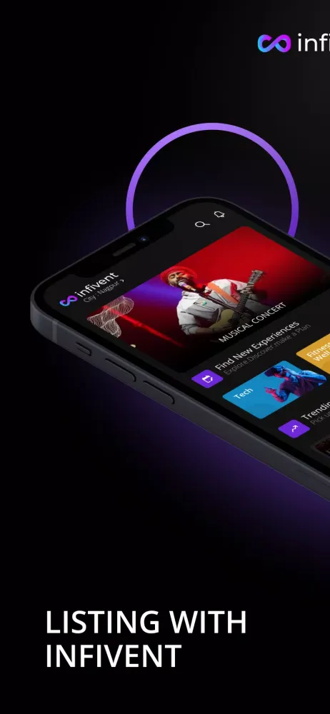 Screenshot di infivent | Events & Experience