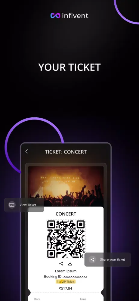 Screenshot di infivent | Events & Experience