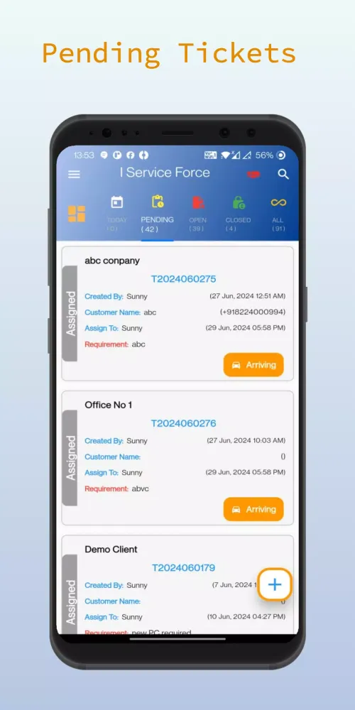 Capturas de pantalla de ISF Attendance, Payroll, CRM
