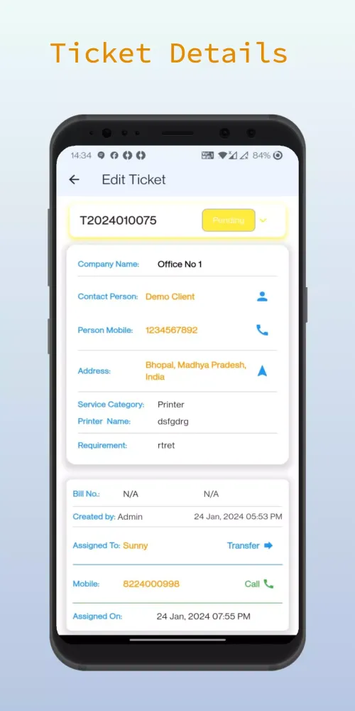 Capturas de pantalla de ISF Attendance, Payroll, CRM