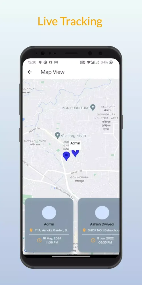 Capturas de pantalla de ISF Attendance, Payroll, CRM