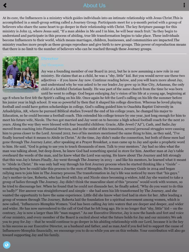Influencers Memphis iPad  Screenshots