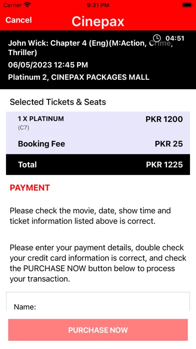 Cinepax - Movie Tickets سکرین شاٹس