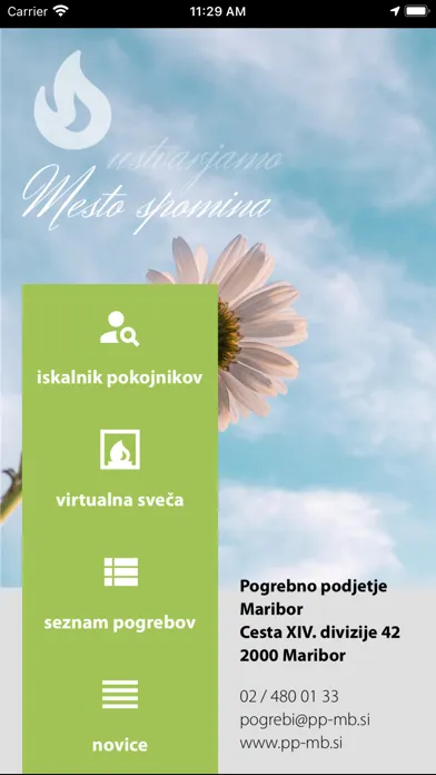 Zrzuty ekranu Mesto spomina
