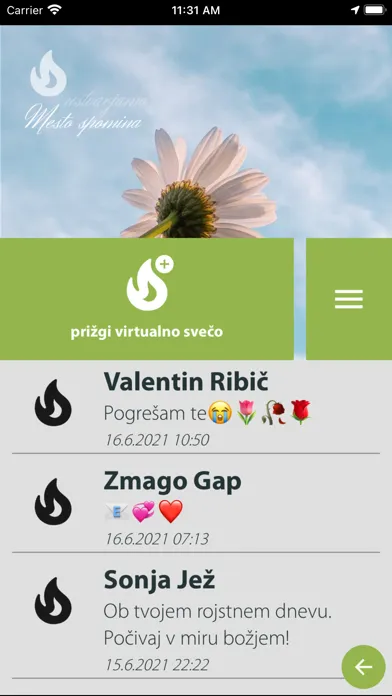 Zrzuty ekranu Mesto spomina