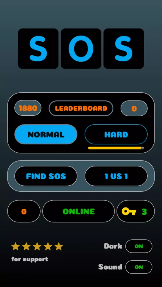 SOS Game سکرین شاٹس